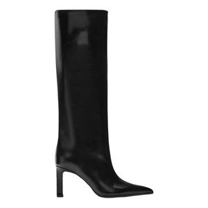 Massimo Dutti: Heeled Leather Boots